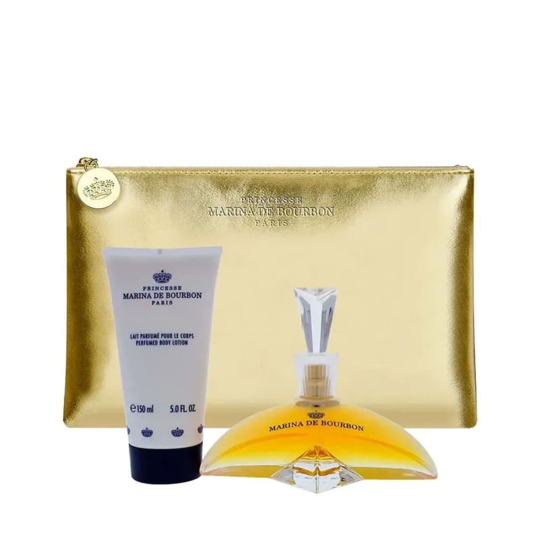 KIT MARINA DE BOURBON CLASSIQUE EAU DE PARFUM  100ML + BODY LOTION 100ML + NECESSARIE — miniatura 2