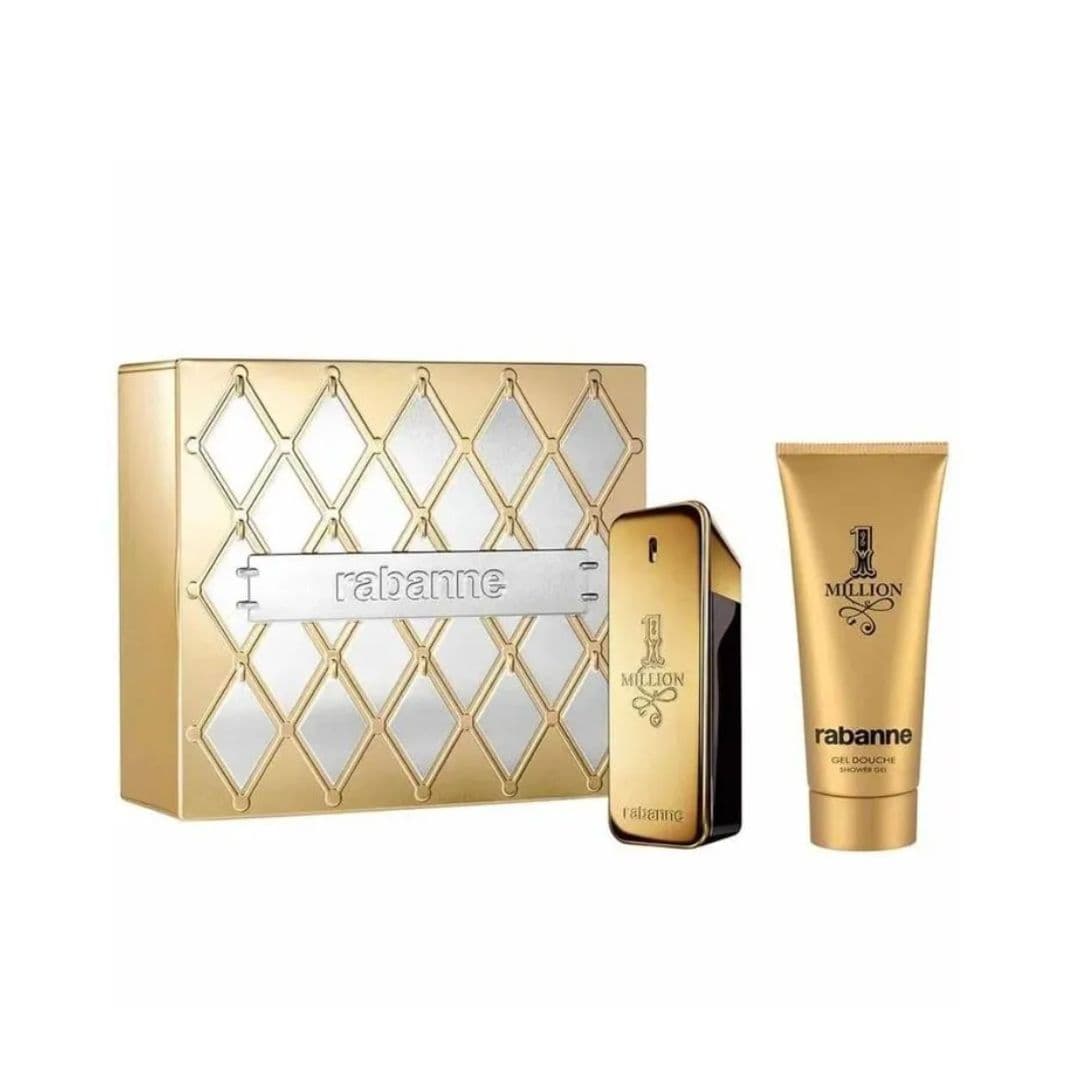 KIT RABANNE MILLION GOLD EAU DE PARFUM INTENSE 50ML +  SHOWER GEL 100ML
