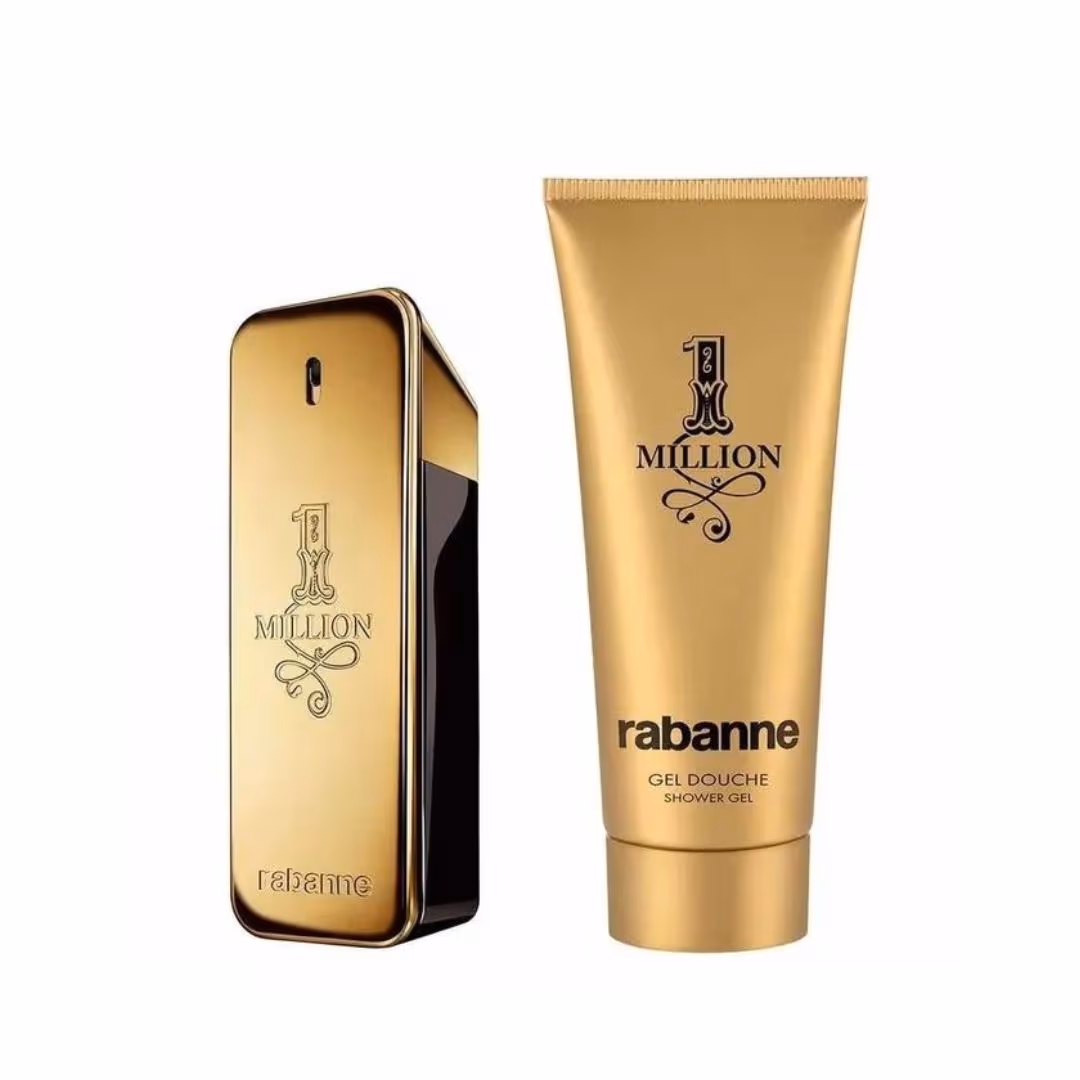 KIT RABANNE MILLION GOLD EAU DE PARFUM INTENSE 50ML +  SHOWER GEL 100ML — miniatura 2