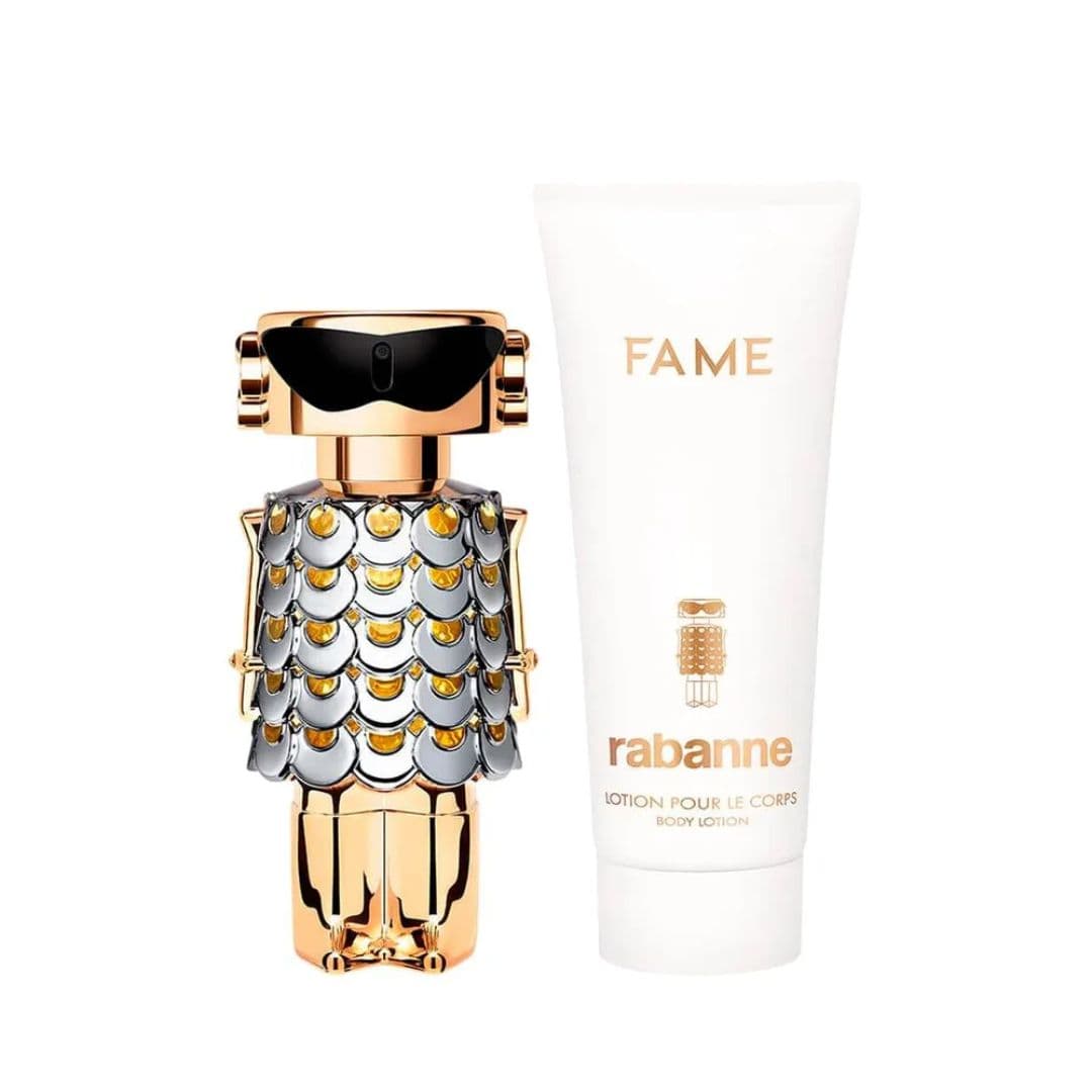 KIT RABANNE KIT FAME EAU DE PARFUM 80ML + BODY LOTION 100ML — miniatura 3