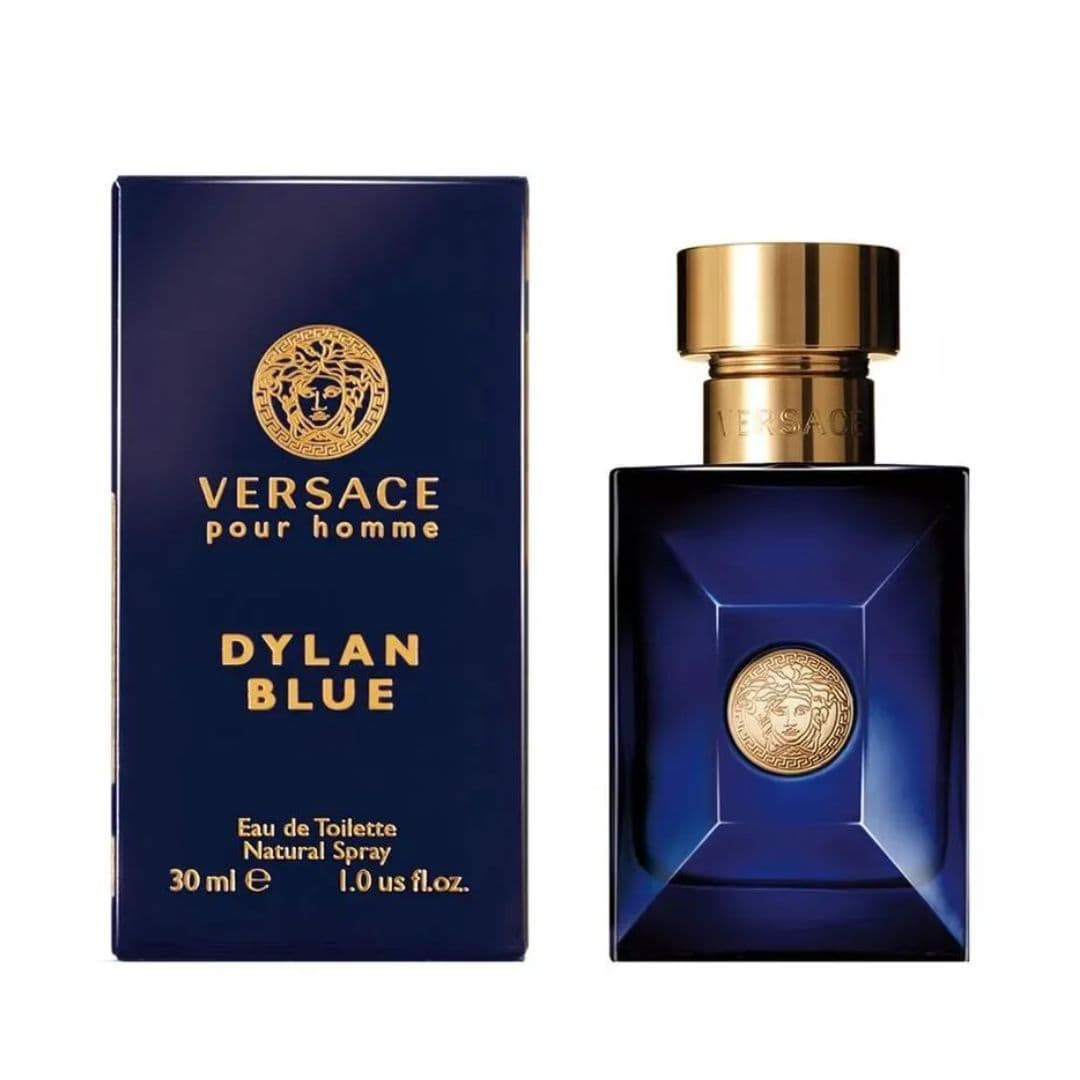 KIT VERSACE VERSACE DYLAN BLUE POUR HOMME EAU DE TOILETTE 50ML+ GEL DE BANHO 100ML — miniatura 2