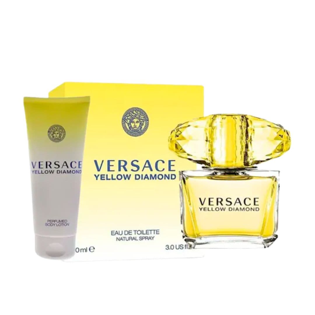 KIT VERSACE YELLOW DIAMOND EAU DE TOILETTE 50ML + BODY LOTION 100ML
