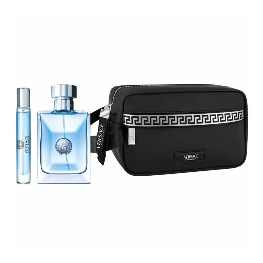 KIT VERSACE POUR HOMME EAU DE TOILETTE 100ML + 10ML + TROUSSE — miniatura 2
