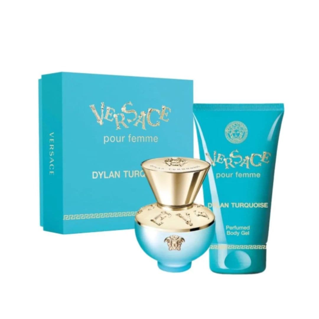 VERSACE DYLAN TURQUOISE EAU DE TOILETTE 100ML + GEL DE BANHO 100ML