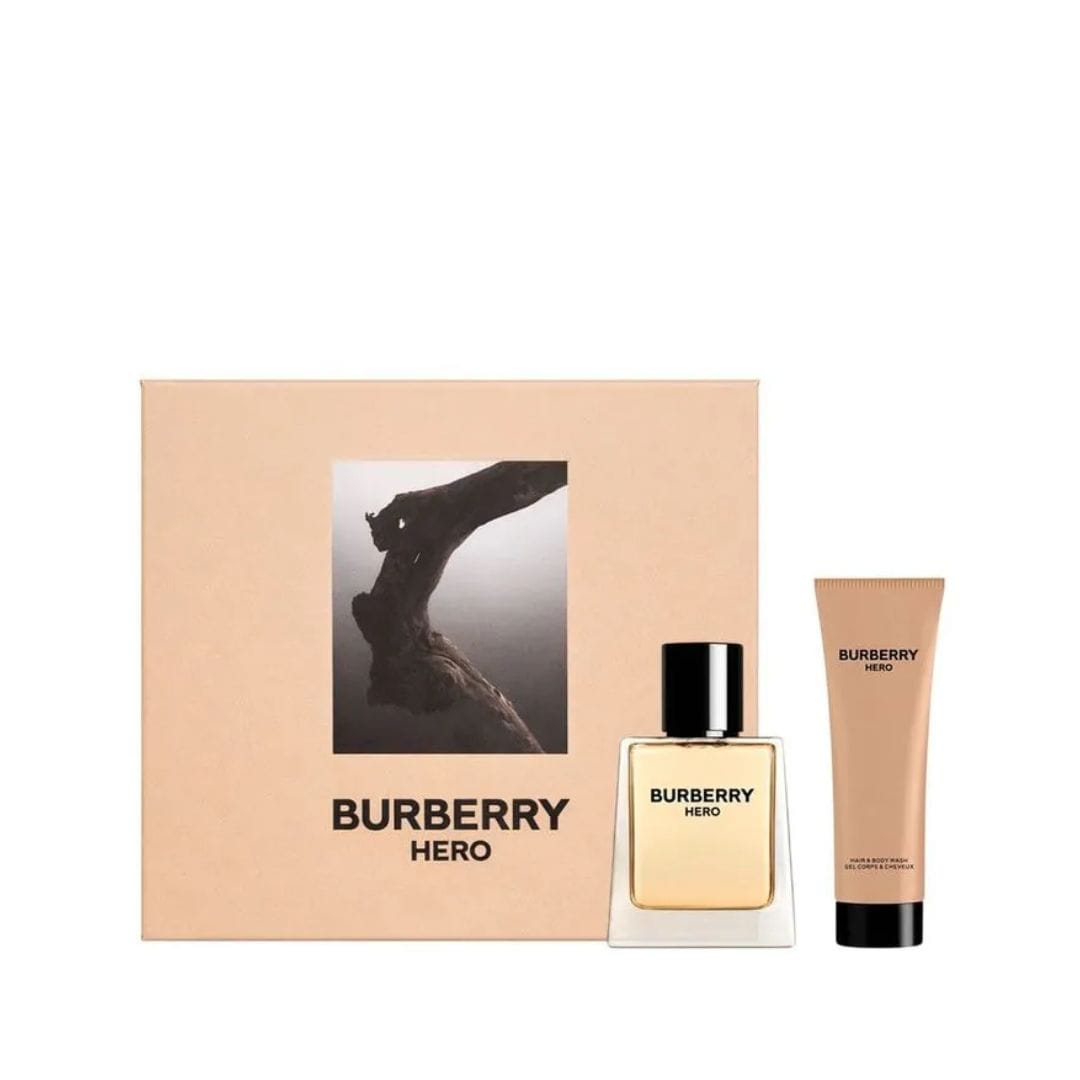 KIT BURBERRY HERO EAU DE TOILETTE 50ML + GEL DE BANHO 75ML