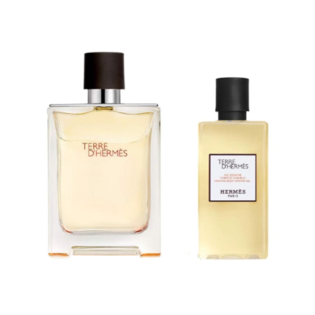 KIT HERMES TERRE D´ HERMES EAU DE TOILETTE 100ML + GEL DE BANHO 80ML