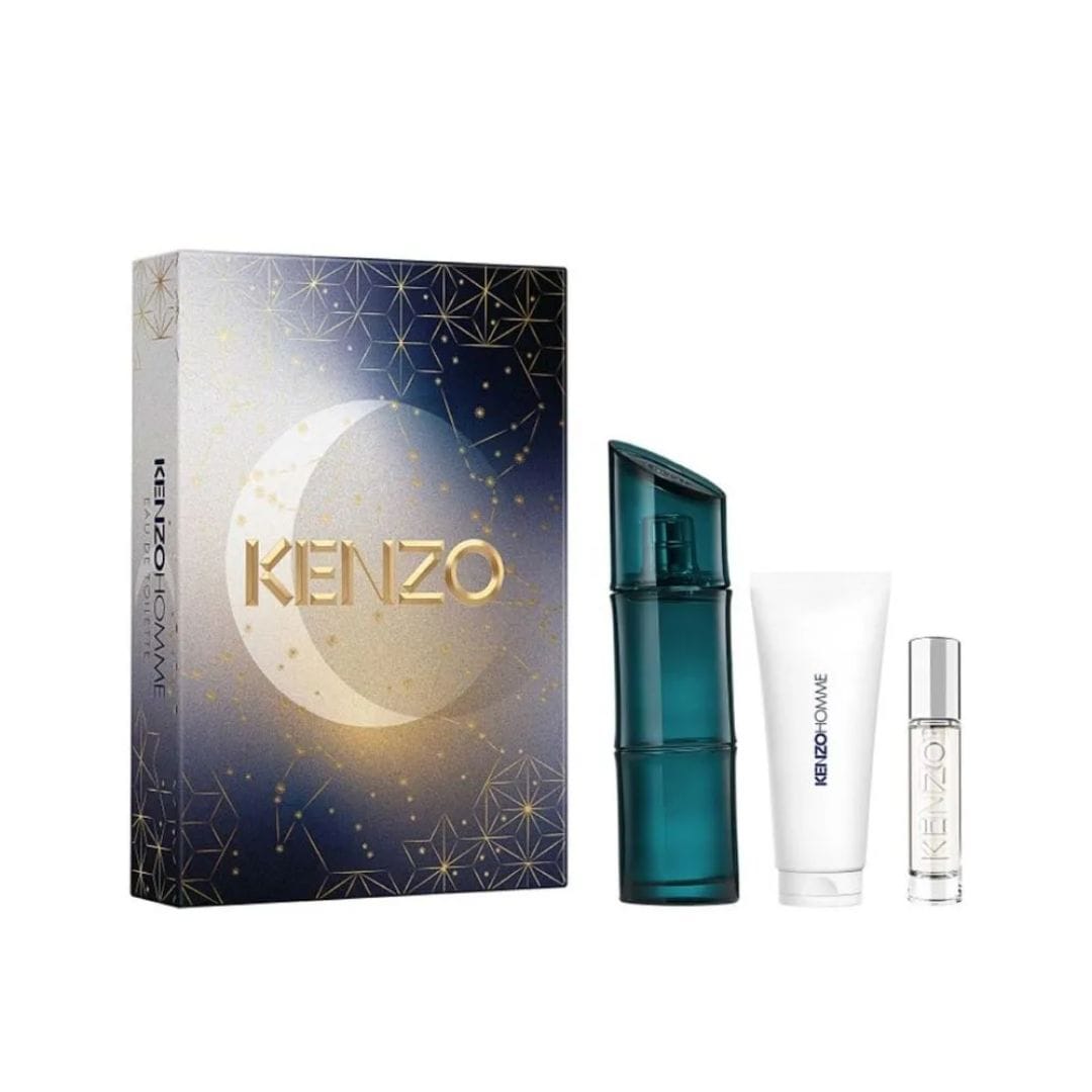 KIT KENZO HOMME EAU DE TOILETTE 110ML + 1 GEL DE BANHO 75ML + 1 TRAVEL SPRAY 10ML