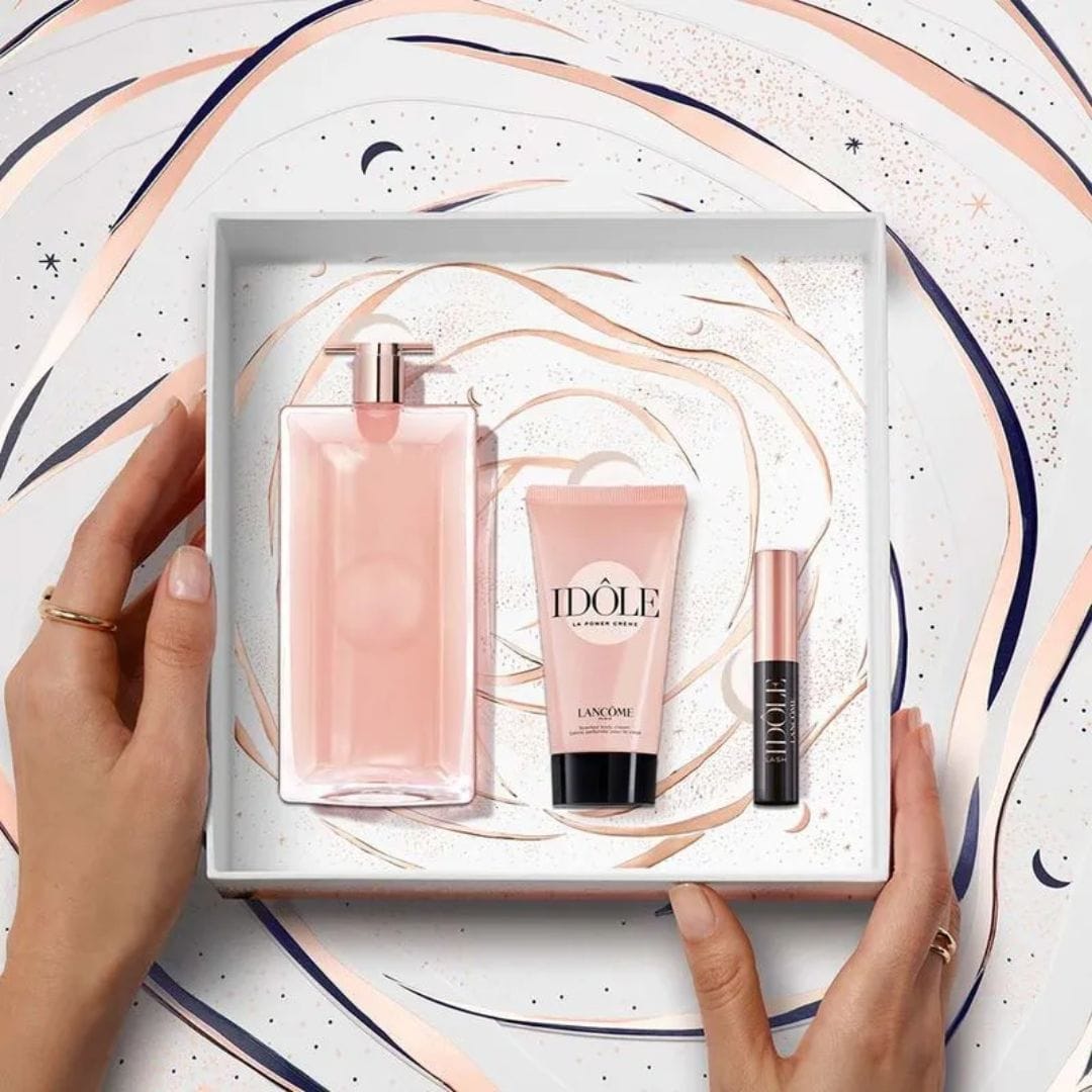 KIT LANCOME IDÔLE EAU DE PARFUM 50ML + BODY LOTION + MINI LASH IDÔLE – imagem 2