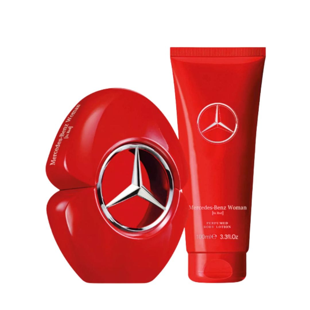 KIT MERCEDES BENZ WOMAN IN RED EAU DE PARFUM 60ML + BODY LOTION 100ML – imagem 2