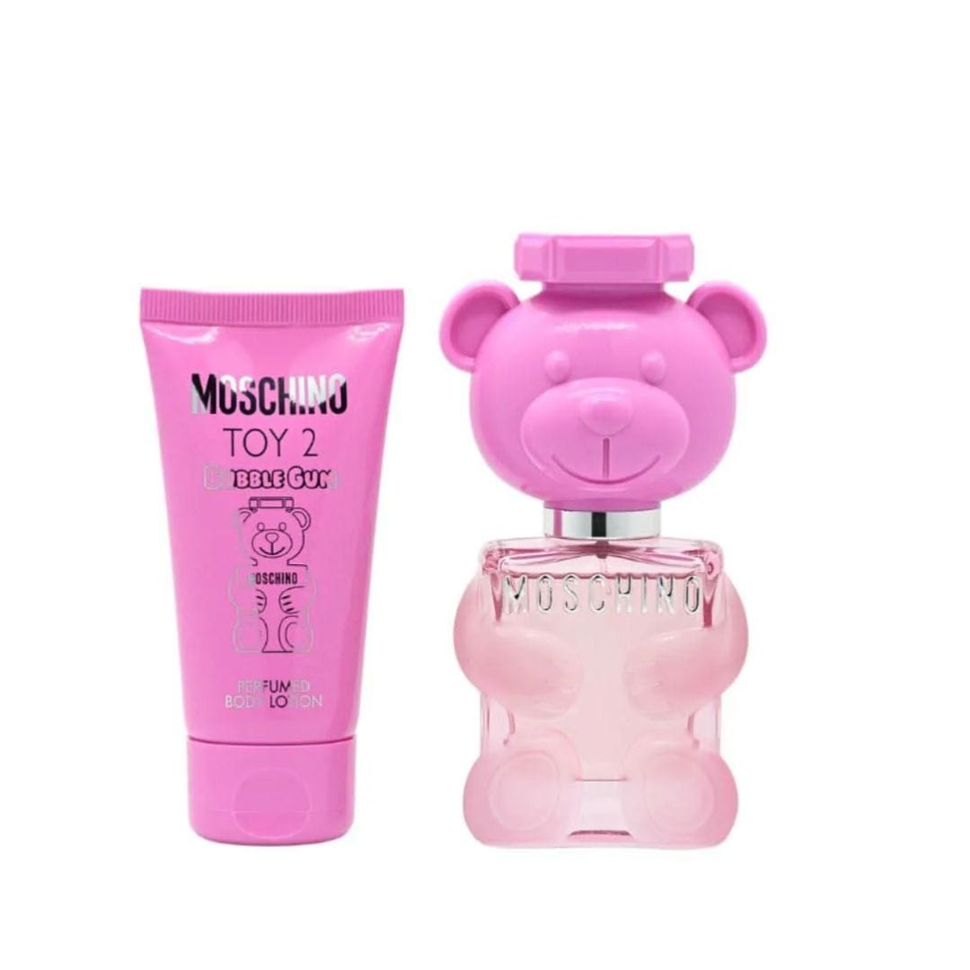 KIT MOSCHINO TOY BUBBLE GUM EAU DE TOILETTE 50ML + BODY LOTION 100ML