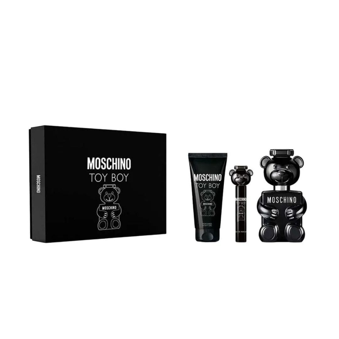 COFFRET MOSCHINO TOY BOY EAU DE PARFUM MEN 100ML + SHOWER GEL 100ML + MINI 10ML – imagem 2