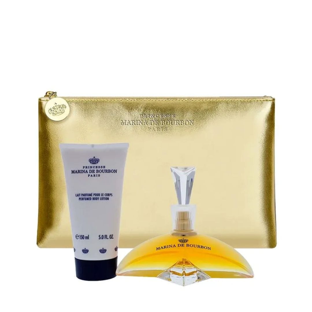 KIT MARINA DE BOURBON CLASSIQUE EAU DE PARFUM  100ML + BODY LOTION 100ML + NECESSARIE – imagem 2