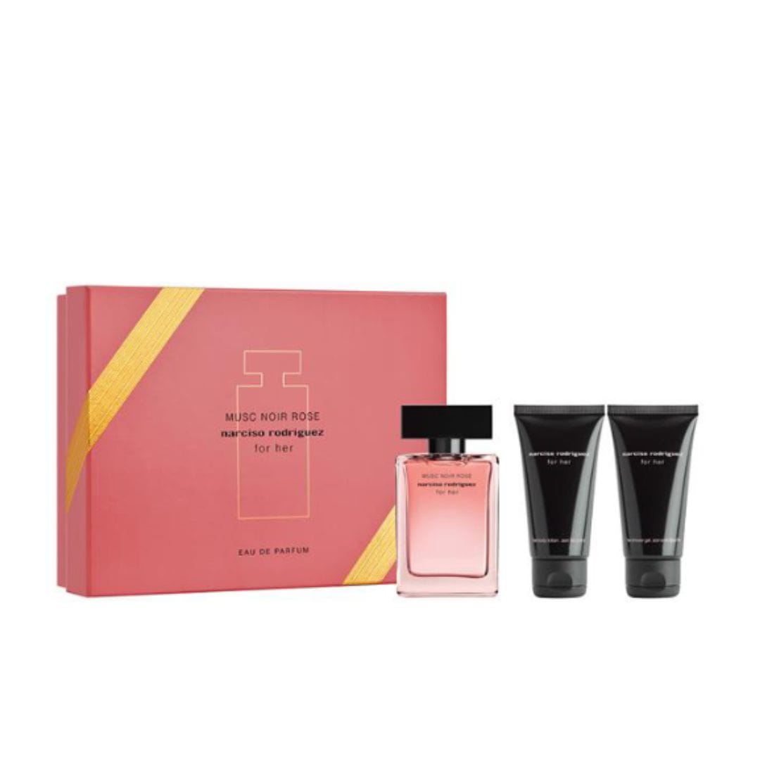 NARCISO RODRIGUES FOR HER EAU DE PARFUM 50ML + BODY LOTION 50ML + SHOWER GEL 50ML COFFRET