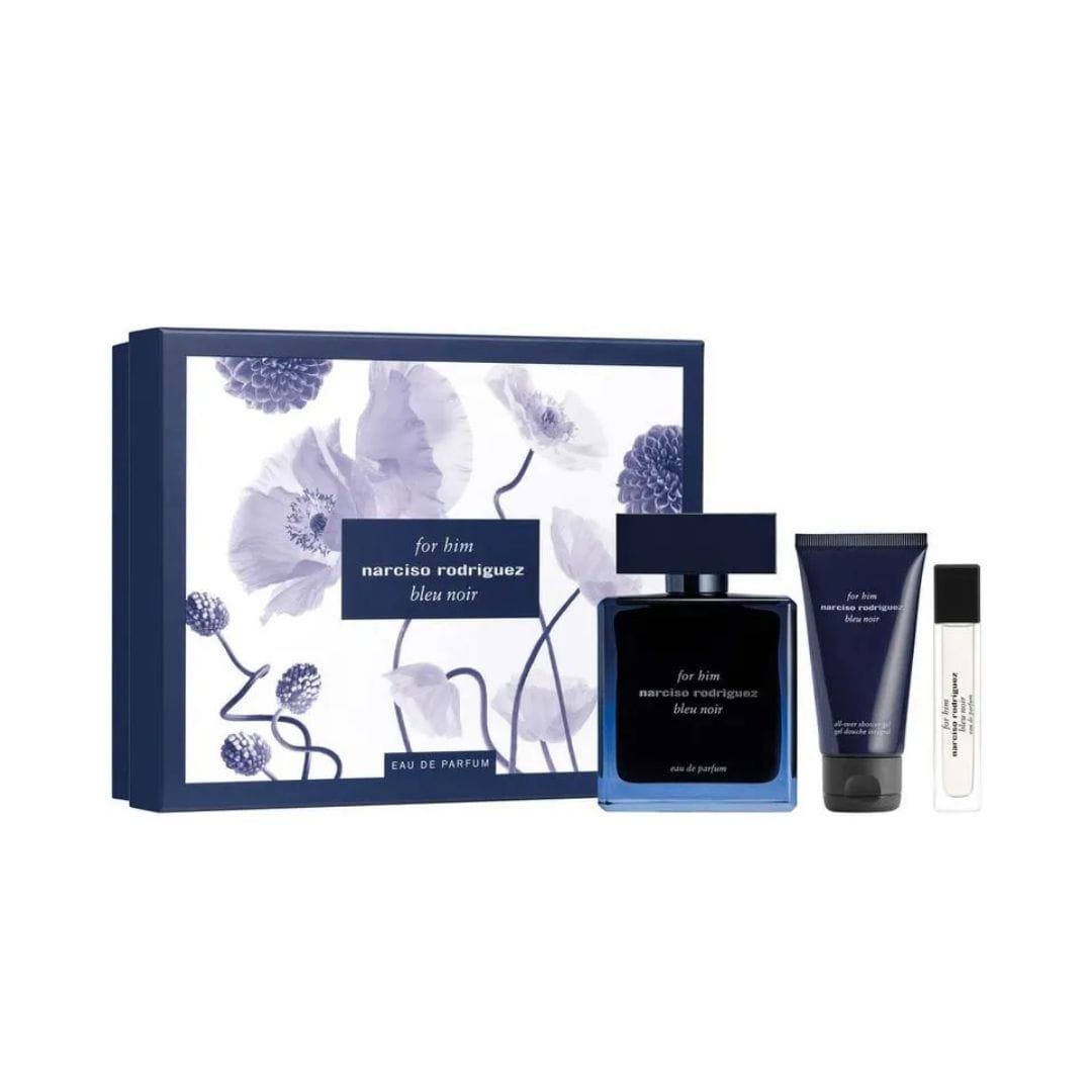 NARCISO RODRIGUES FOR HIM BLEU NOIR EAU DE PARFUM 100 ML + SHOWER GEL 50ML + TRAVEL SIZE