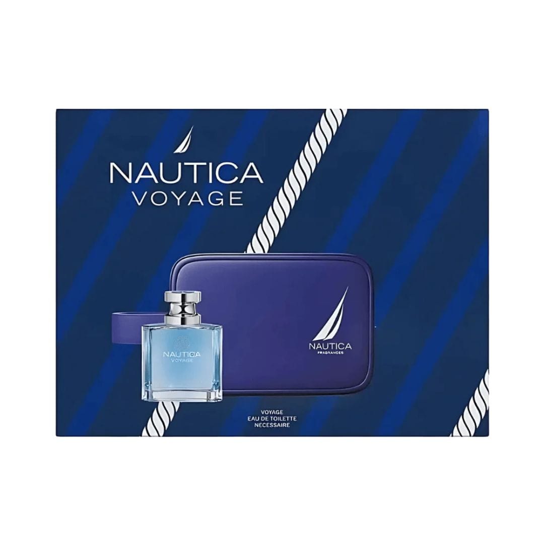 KIT NAUTICA VOYAGE EAU DE TOILETTE 100ML+  NECESSAIRE – imagem 2