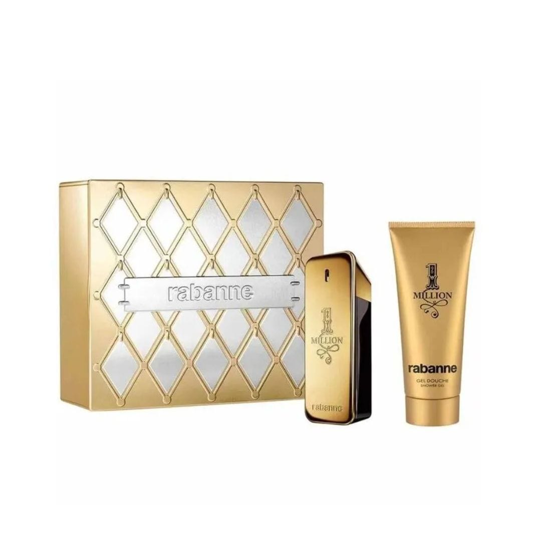 KIT RABANNE MILLION GOLD EAU DE PARFUM INTENSE 50ML +  SHOWER GEL 100ML