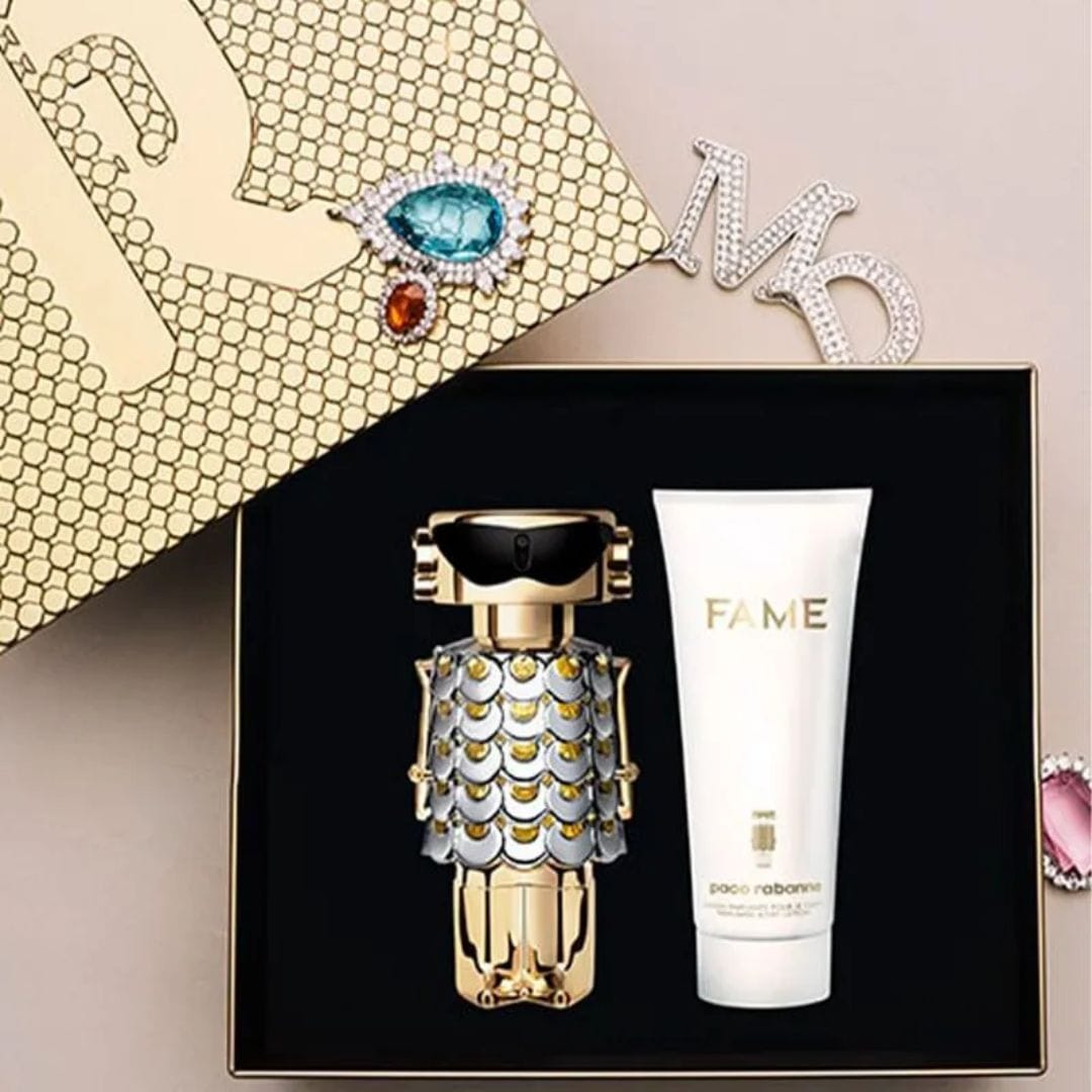 KIT RABANNE KIT FAME EAU DE PARFUM 80ML + BODY LOTION 100ML