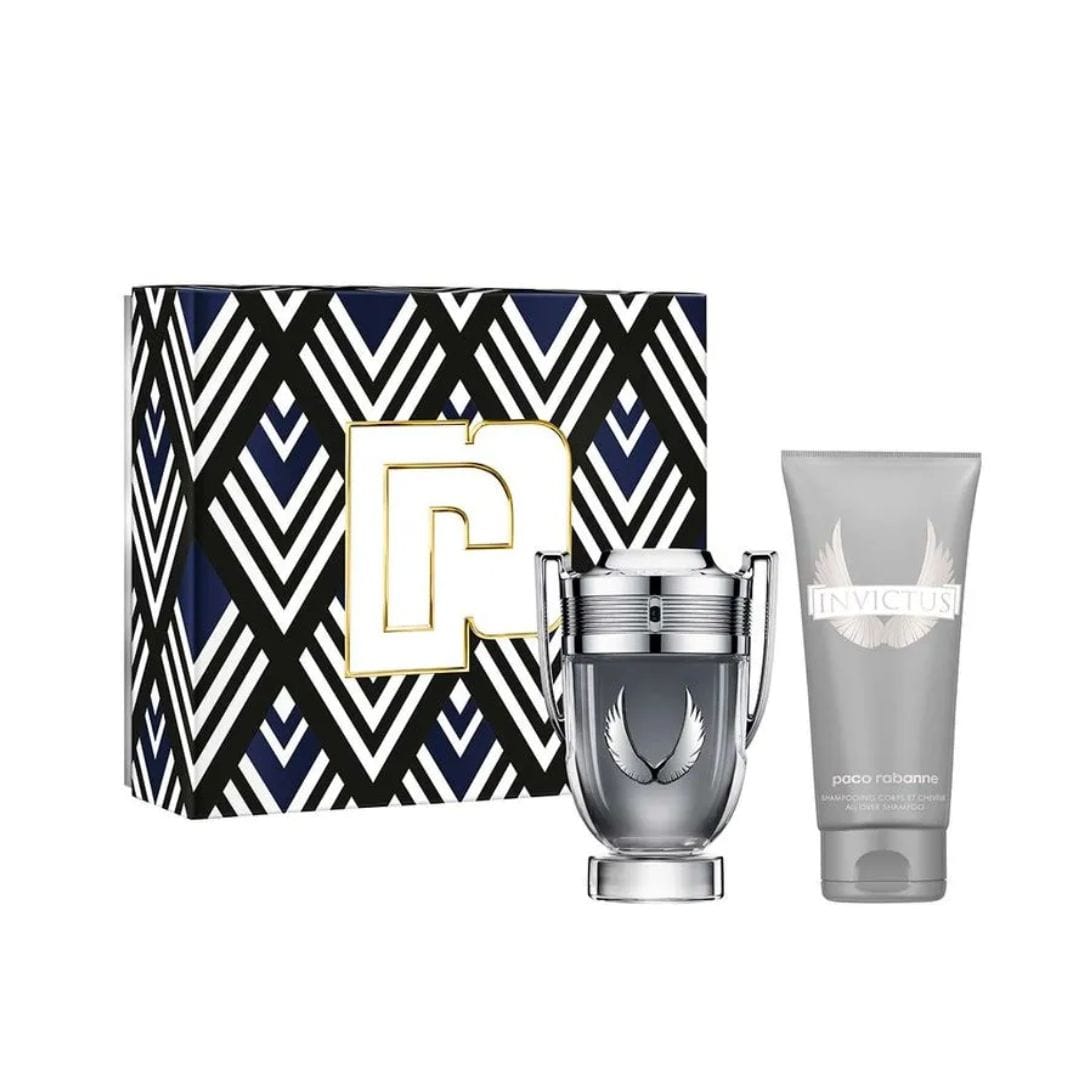 KIT RABANNE INVICTUS PLATINUM EAU DE PARFUM 100ML + SHOWER GEL 100ML