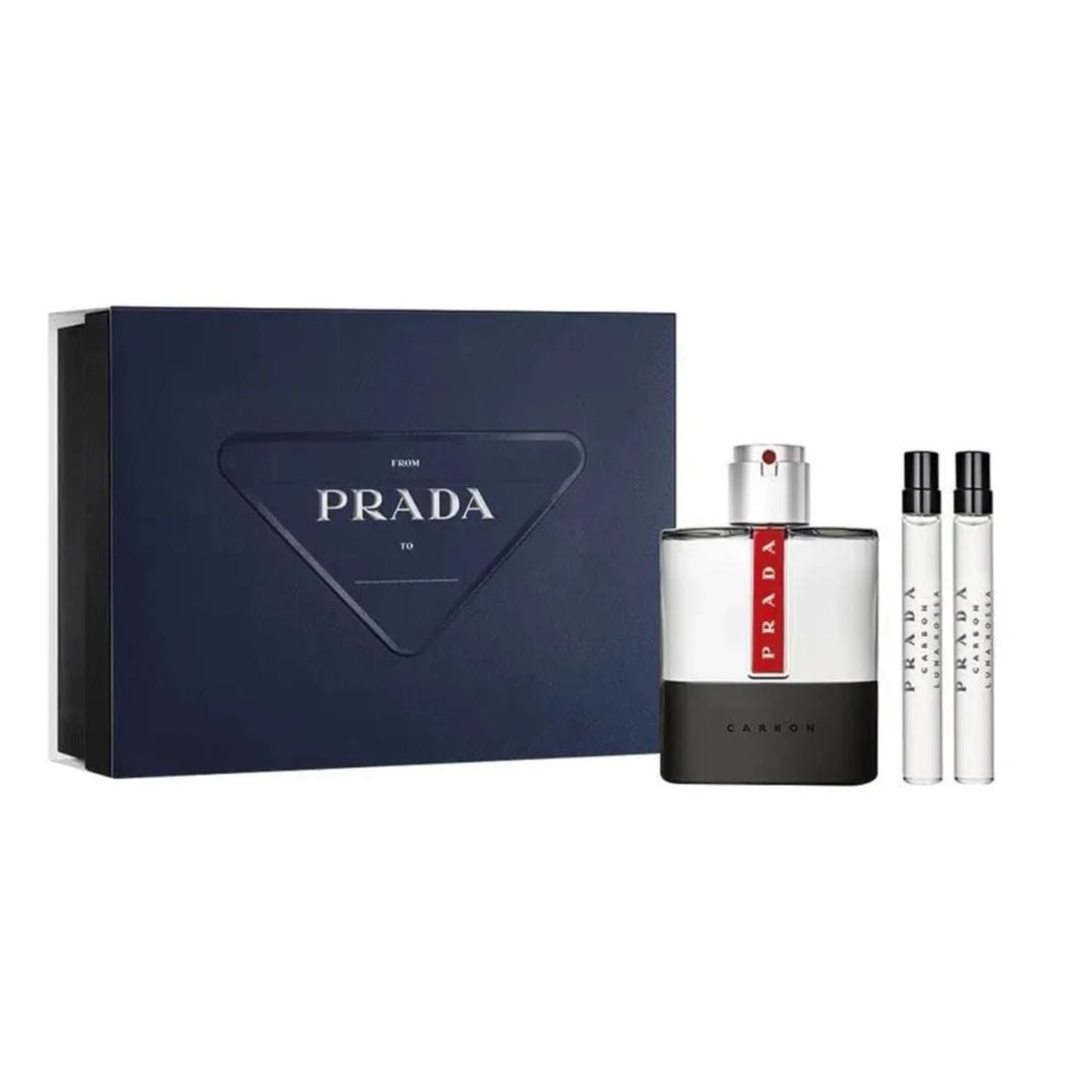KIT PRADA PRA LUNA ROSSA CARBON EAU DE TOILETTE 100ML + 2 x 10ML – imagem 2