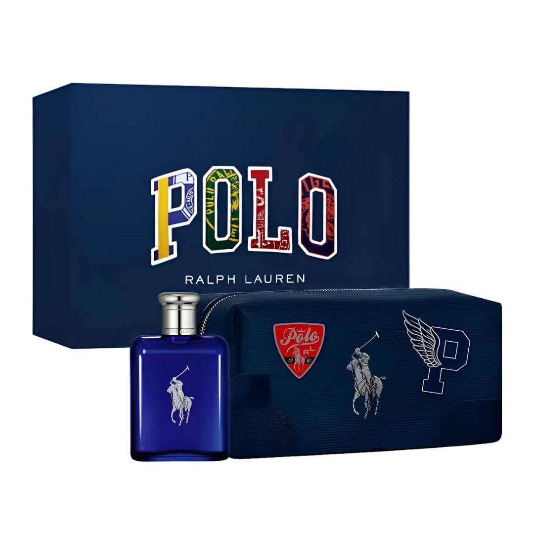 KIT RALPH LAUREN POLO BLUE EAU DE TOILETTE 125ML + NECESSAIRE