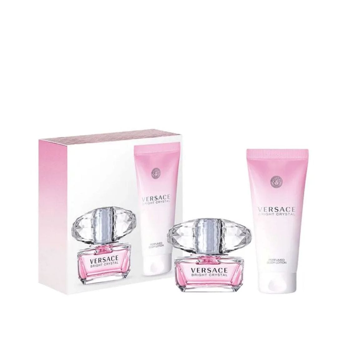 COFFRET VERSACE BRIGHT CRYSTAL EAU DE TOILLETE 50ML + BODY LOTION 100ML