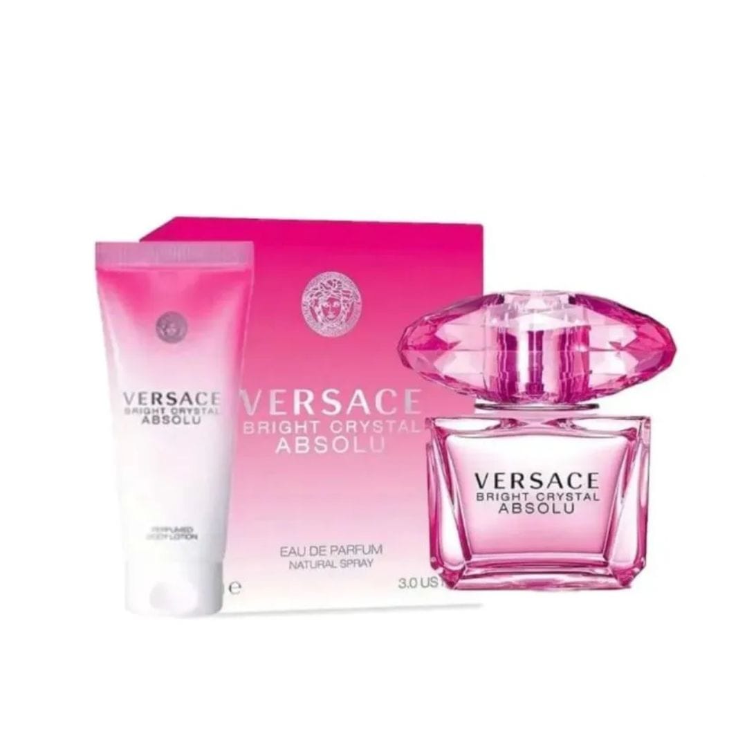 KIT VERSACE CRYSTAL ABSOLUT EAU DE PARFUM 50ML + BODY LOTION 100ML